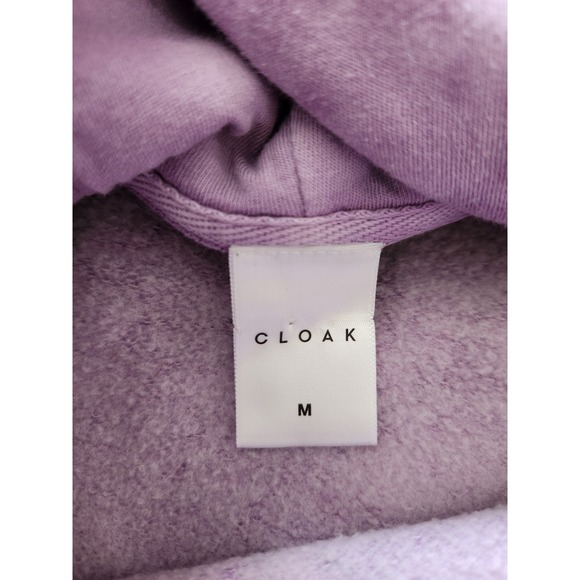Cloak Brand Pullover Hoodie Men Purple Sweatshirt Anime Cotton Size M - Picture 9 of 10